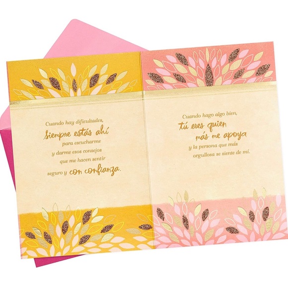 Hallmark VIDA Spanish Mothers Day Card for Mom (How Can I Thank You?) - Picture 3 of 7